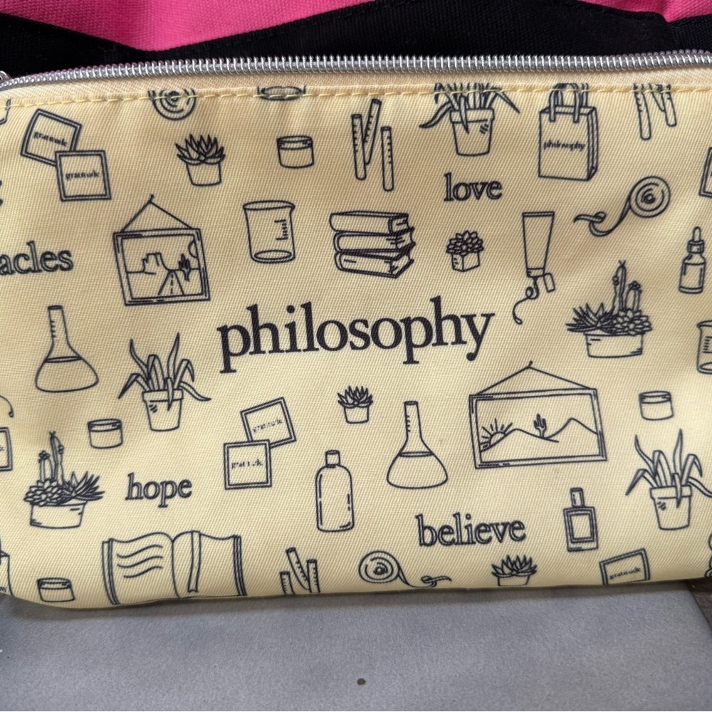 Philosophy Soft Yellow Pouch - Picture 2 of 4
